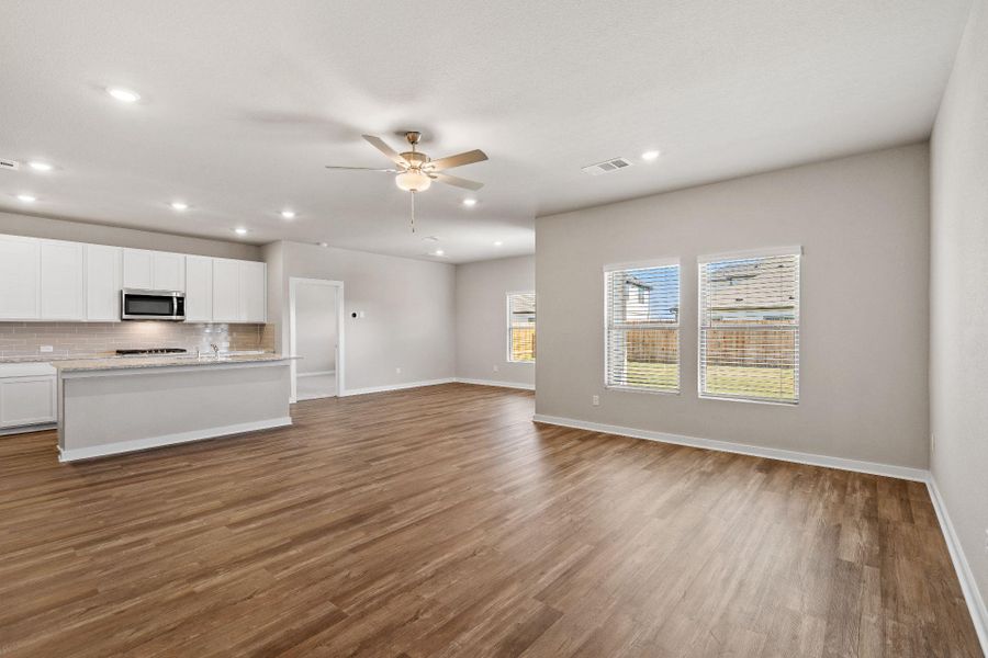 From Family Room to Open Concept Kitchen