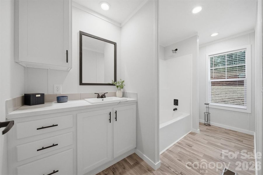 Furnished interior view inside a new home in , Morganton (Image 10).