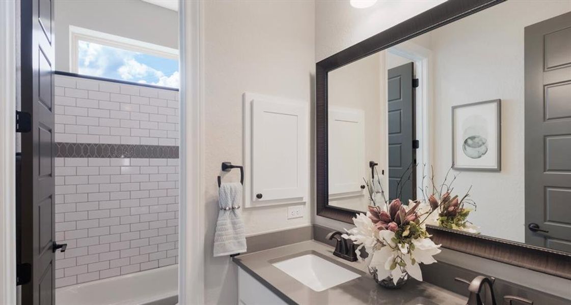 Furnished interior view inside a new home in , Johnson City (Image 14).