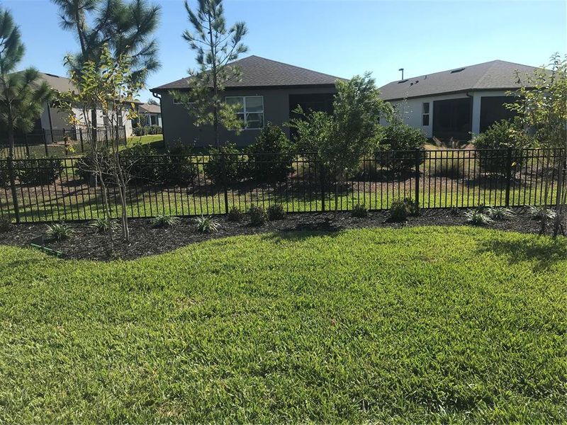 Exterior details and patio area of a home in Del Webb Stone Creek, Ocala (Image 22).