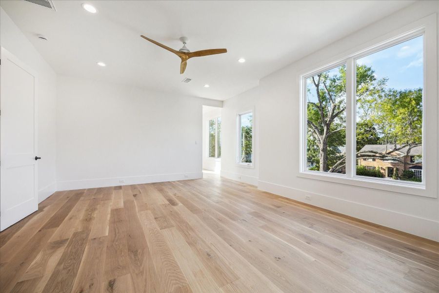 Another angle of the primary bedroom.