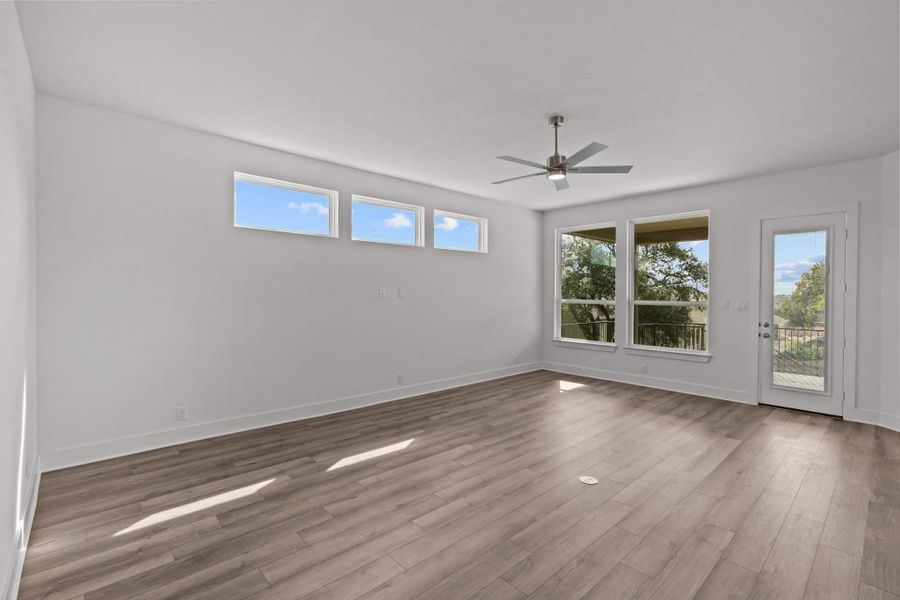 Spacious, unfurnished interior of a new home in Buffalo Crossing – New Phase Now Preselling, Cibolo (Image 22).