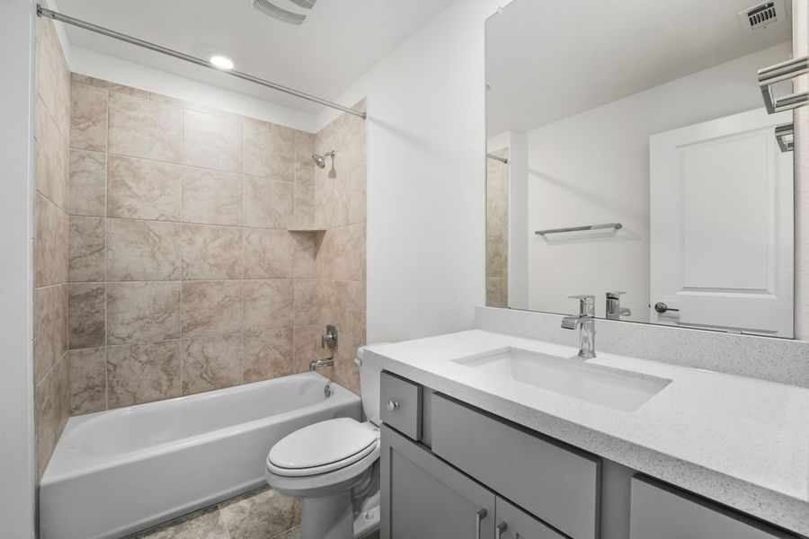 Furnished interior view inside a new home in Santa Rita Ranch, Liberty Hill (Image 8).