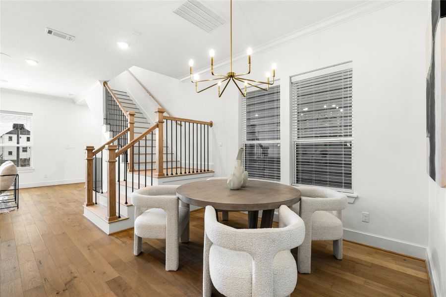 Furnished interior view inside a new home in , Houston (Image 7).