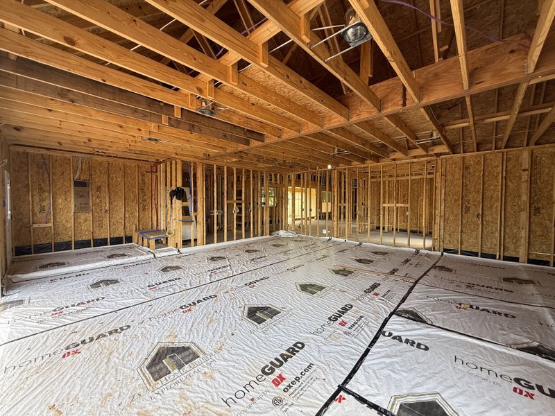 In-progress construction of a new home in Monarch Manor, Poolville, TX (Image 24).