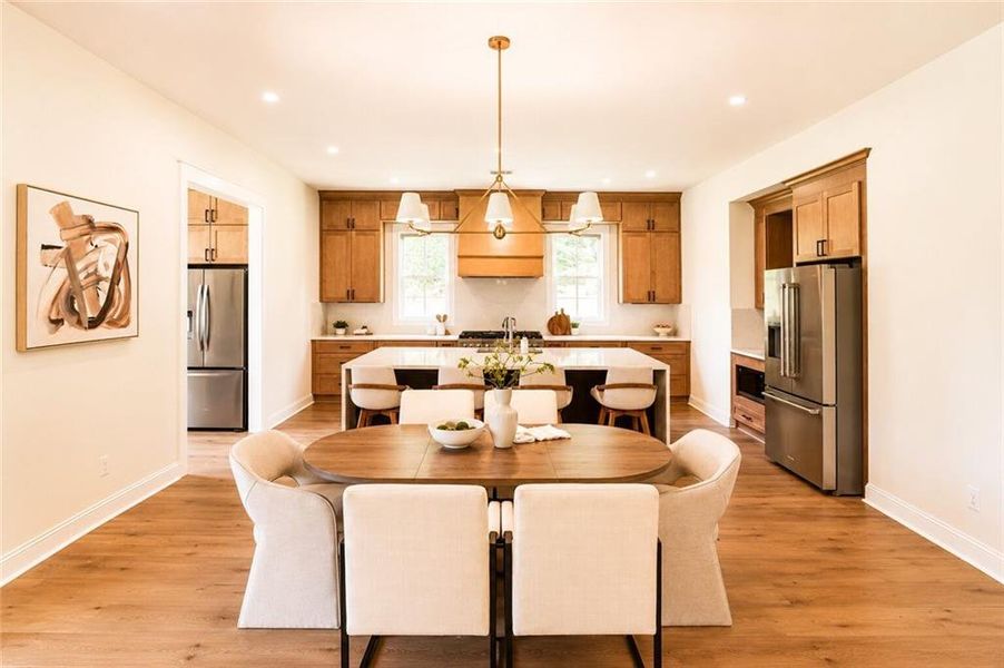 Furnished interior view inside a new home in , Dacula (Image 7).