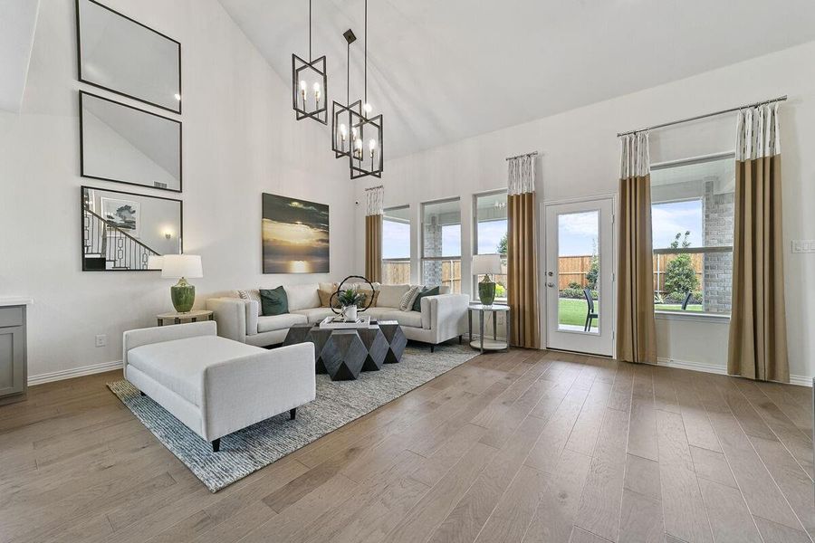 Furnished interior view inside a new home in Sorella, Tomball (Image 6).