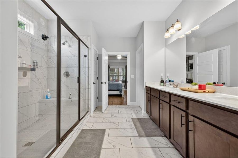 Furnished interior view inside a new home in Calgary Downs, Winder (Image 17). Furnished interior view inside a new home in Calgary Downs, Winder (Image 17).