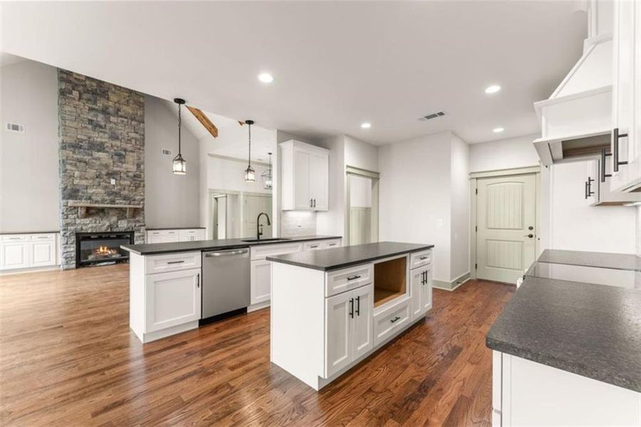 Furnished interior view inside a new home in , Cleveland (Image 5).