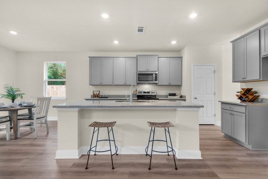 Representative furnished interior of a home built from the Crystal by Holiday Builders in Yellow River Ranch, Milton (Image 5).