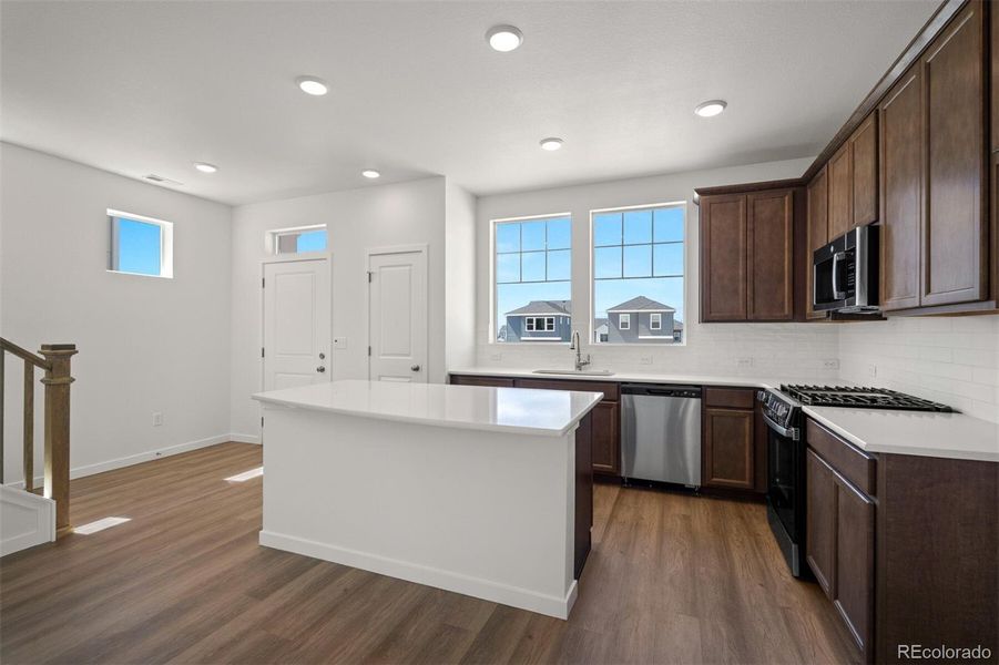 Furnished interior view inside a new home in Revel Crossing at Wolf Ranch – The Ascent Collection, Colorado Springs (Image 14).