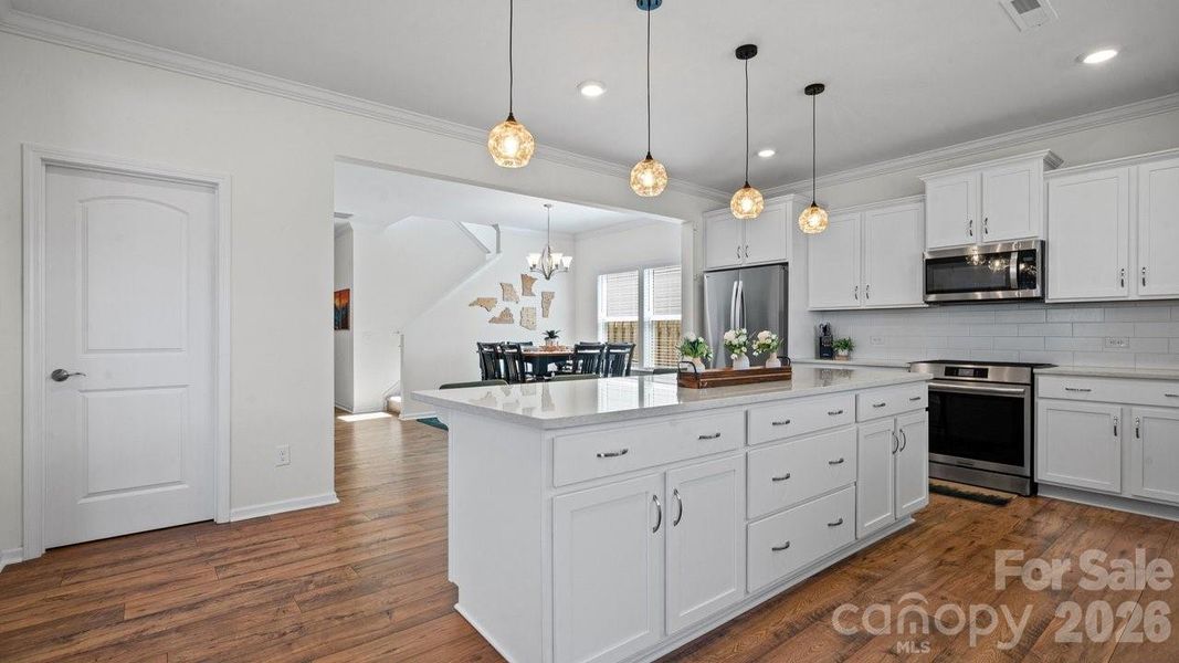 Furnished interior view inside a new home in , Statesville (Image 11).