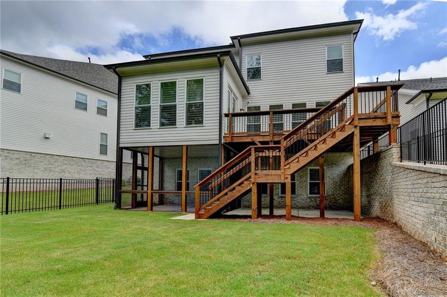 Front exterior of a new home in , Duluth, GA, highlighting curb appeal (Image 25). Front exterior of a new home in , Duluth, GA, highlighting curb appeal (Image 25).