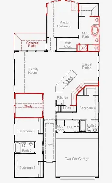 2D floor plan layout of this home in Valencia, Manvel, TX (Image 2). 2D floor plan layout of this home in Valencia, Manvel, TX (Image 2).
