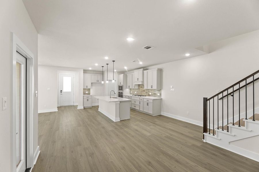 Furnished interior view inside a new home in The Retreat at Harvest, Argyle (Image 10). Furnished interior view inside a new home in The Retreat at Harvest, Argyle (Image 10).