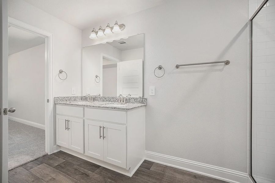 Furnished interior view inside a new home in Kiber Reserve, Angleton (Image 8).