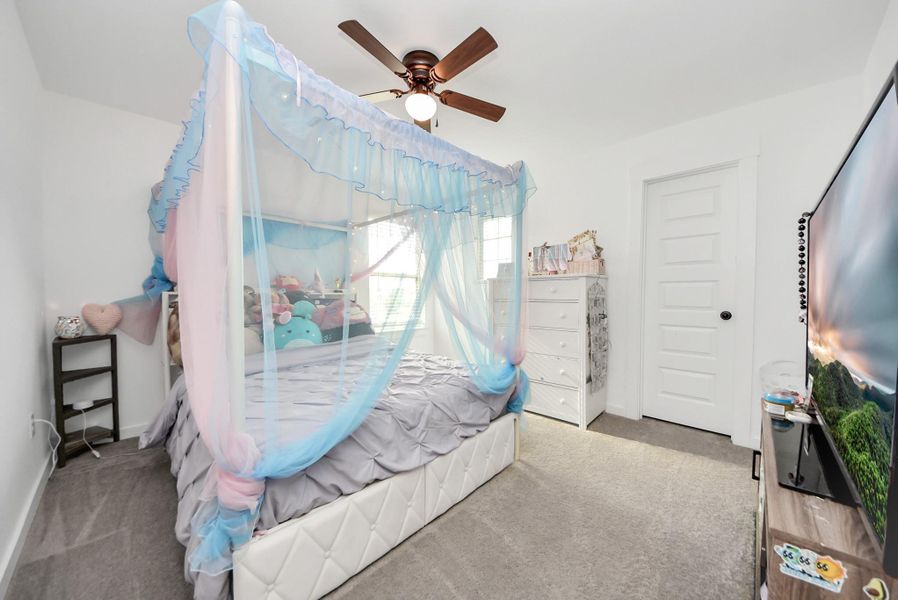 Third spacious bedroom, featuring bright natural lighting