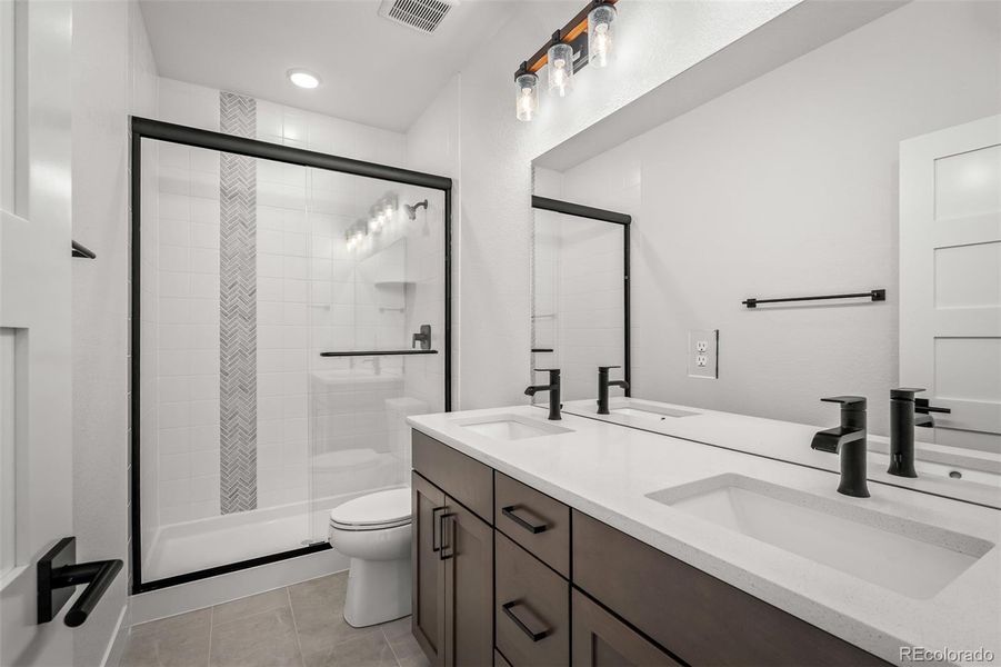 Furnished interior view inside a new home in Cloverleaf – Mountainview Collection, Monument (Image 16).