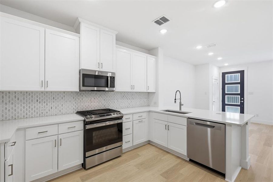 Furnished interior view inside a new home in , Arlington (Image 6).