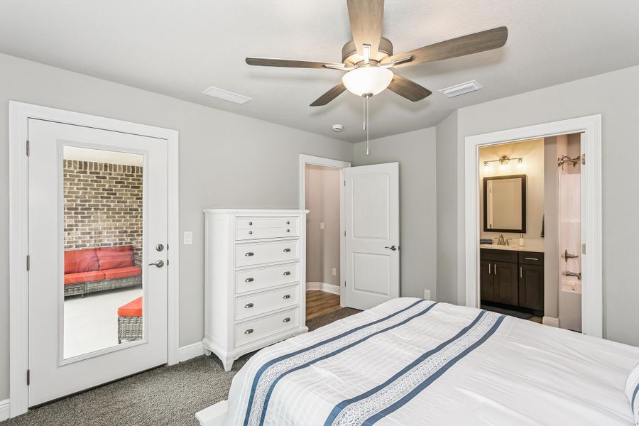 Furnished interior view inside a new home in Walther Reserve, Milton (Image 33).