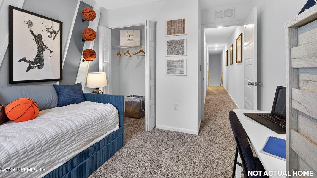 Furnished interior view inside a new home in Irongate Villas, Jacksonville (Image 18).