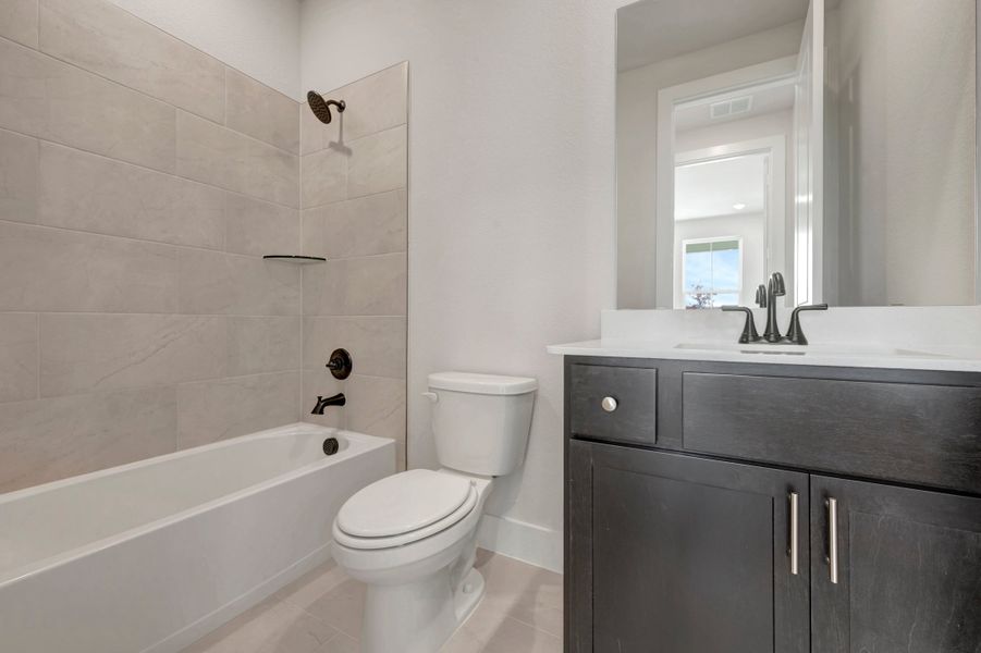 Furnished interior view inside a new home in Landmark, Denton (Image 8).