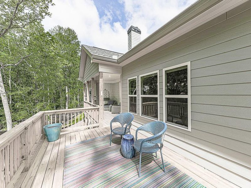 Exterior details and patio area of a home in , Waleska (Image 22).