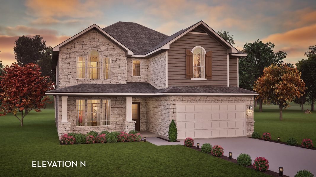 Representative exterior photo of a completed home built from the Snowmass by CastleRock Communities in Sunterra, Katy, TX (Image 26). Representative exterior photo of a completed home built from the Snowmass by CastleRock Communities in Sunterra, Katy, TX (Image 26).