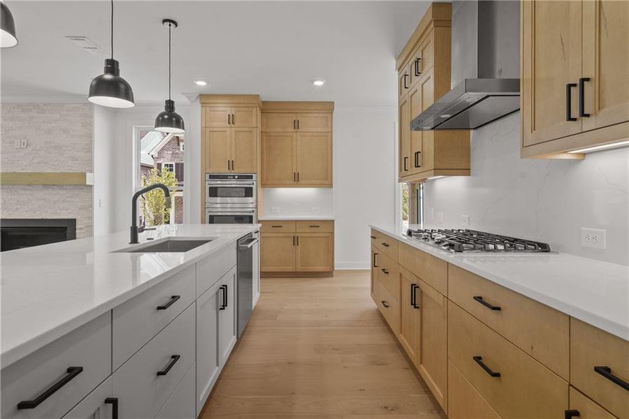 Furnished interior view inside a new home in Waterside Townhomes, Peachtree Corners (Image 6).