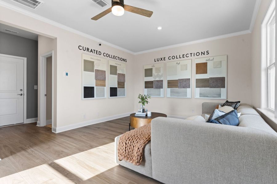 Representative furnished interior of a home built from the Joliet by Pulte Homes in Lakeside Townes at Riverlights, Wilmington (Image 7).