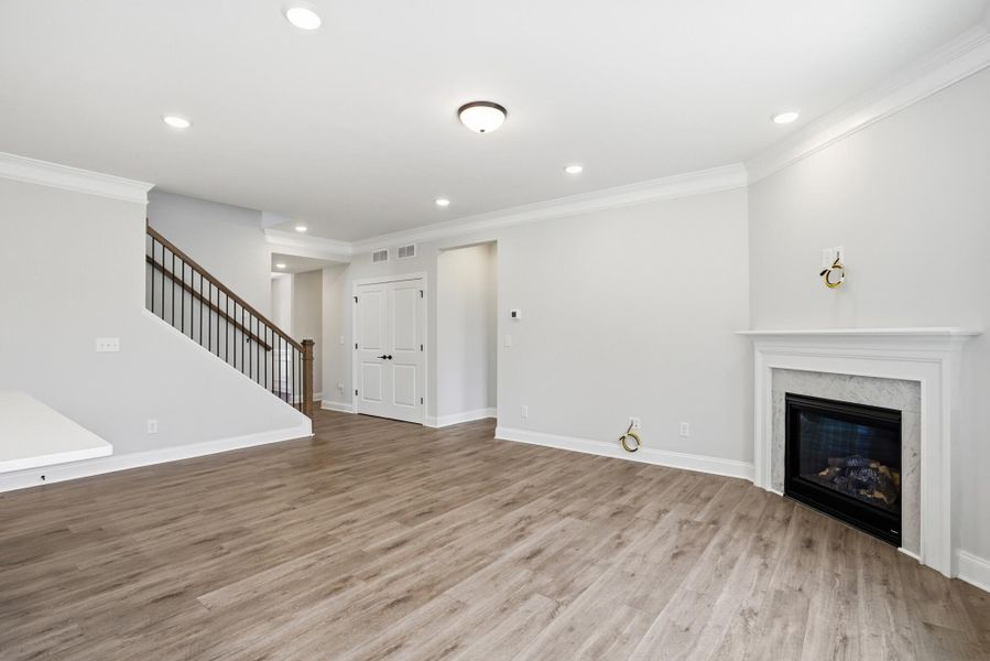 Spacious, unfurnished interior of a new home in Villas at Prestwick, Mooresville (Image 13).