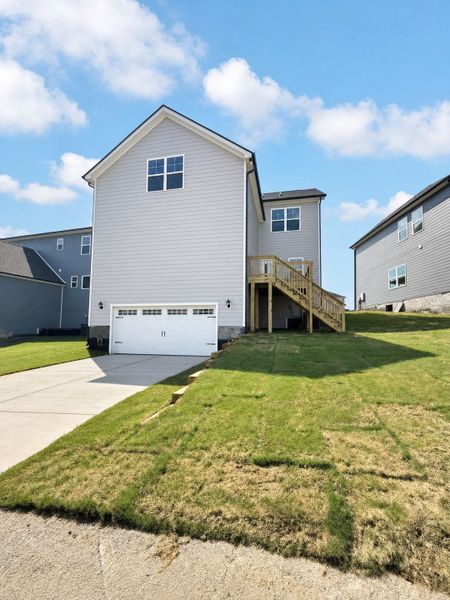 Front exterior of a new home in Hobson Park, Antioch, TN, highlighting curb appeal (Image 2). Front exterior of a new home in Hobson Park, Antioch, TN, highlighting curb appeal (Image 2).