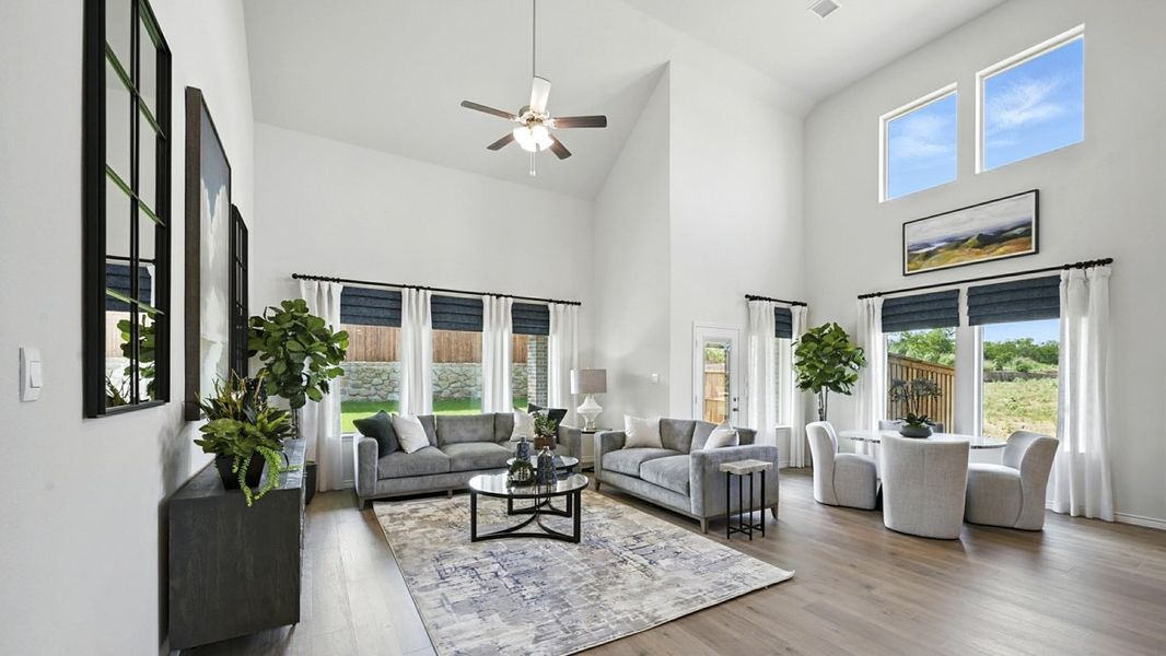 Furnished interior view inside a new home in Lilybrooke at Legacy Hills, Celina (Image 6).