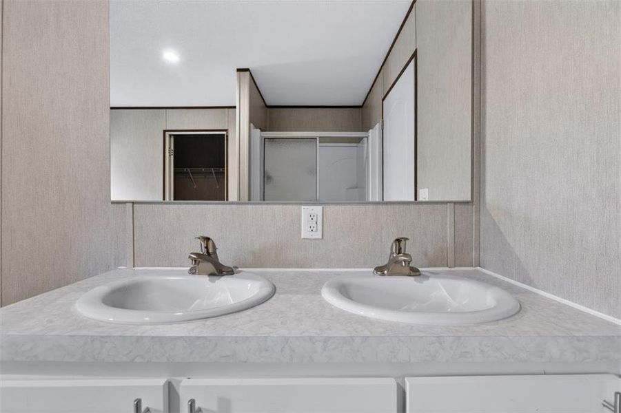 Close-up of interior finishes inside a home in , Royston (Image 10).