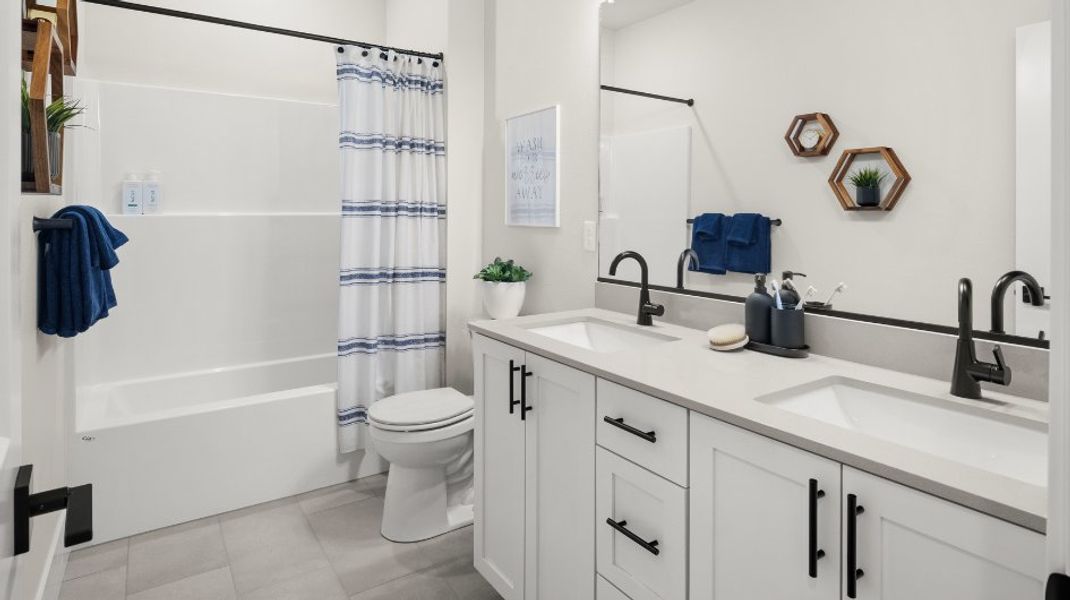 Representative furnished interior of a home built from the Ladd by Risewell Homes in Elevon, Lavon (Image 11).