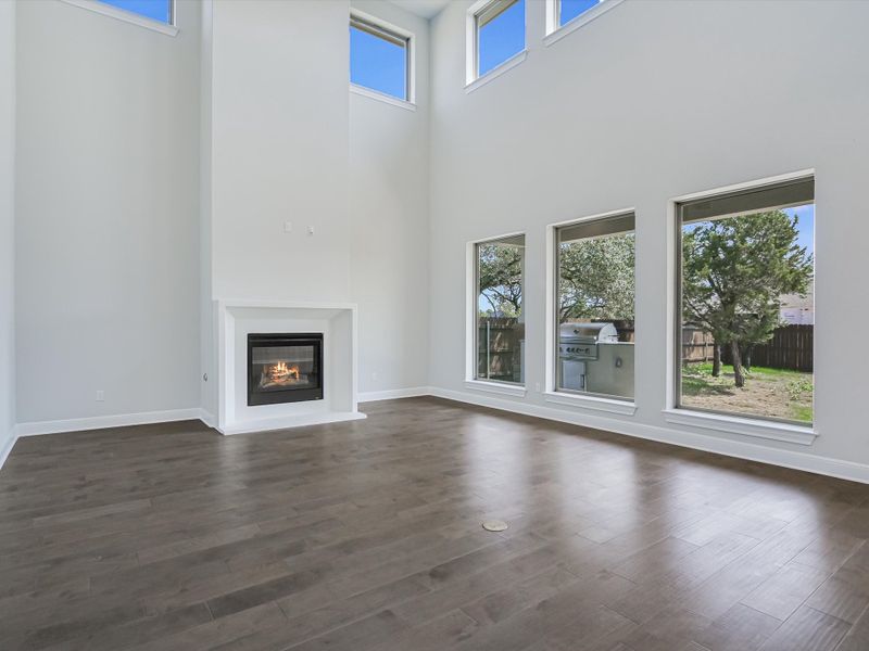 Representative unfurnished interior of a home built from the Topaz II by Giddens Homes in Riverstone, Georgetown (Image 79).