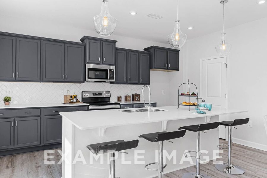 Representative furnished interior of a home built from the The Chestnut by Davidson Homes LLC in Retreat at North Main, Lillington (Image 11).