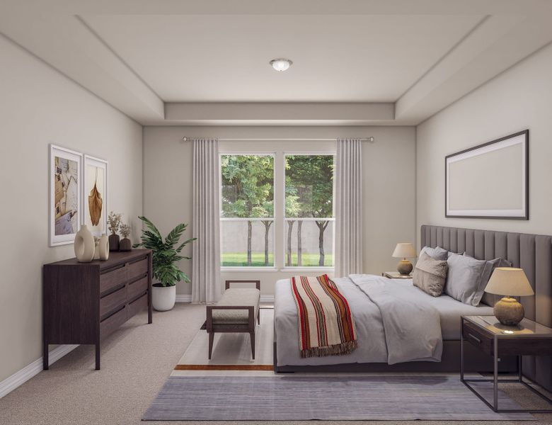 Furnished interior view inside a new home in Mason Woods, Cypress (Image 14). Furnished interior view inside a new home in Mason Woods, Cypress (Image 14).