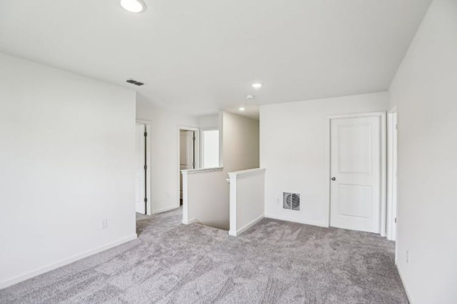 A room with white walls.