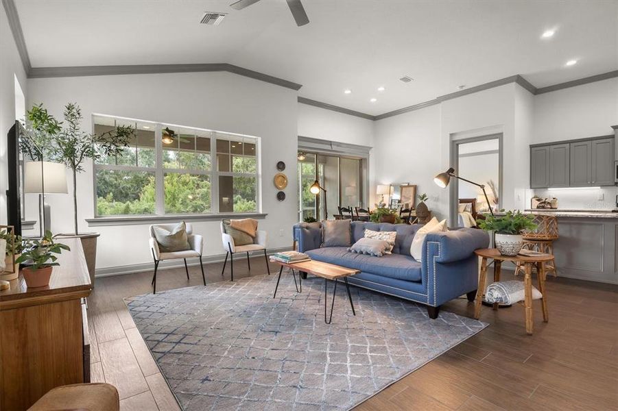 Furnished interior view inside a new home in , Lakeland (Image 16).