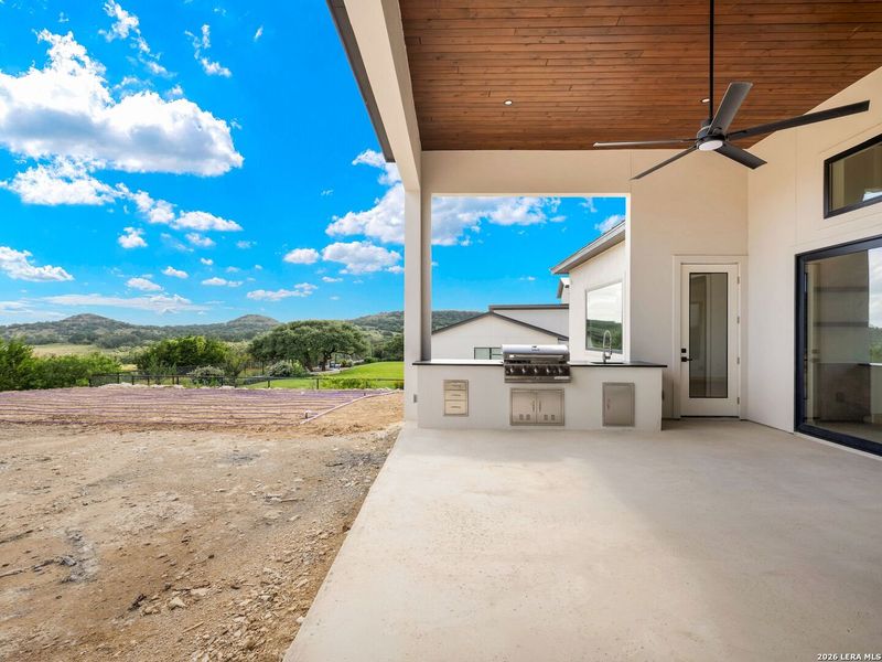 Exterior details and patio area of a home in , San Antonio (Image 25).