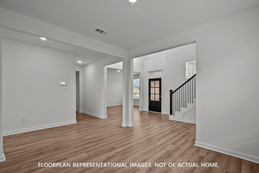 Spacious, unfurnished interior of a new home in The Oaks on 6th Street, Magnolia (Image 18).