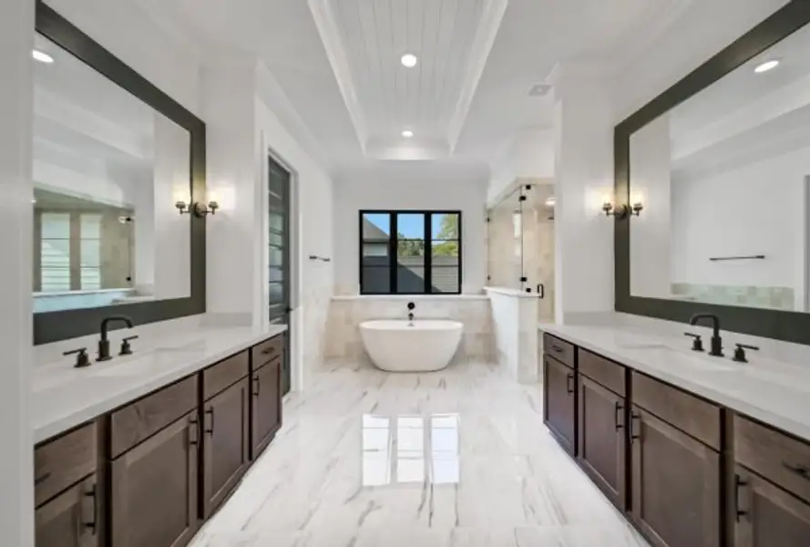 Furnished interior view inside a new home in Rio Vista at Kelly Ranch, Aledo (Image 8).
