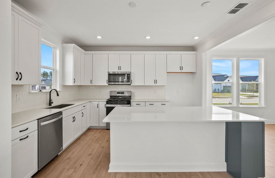 Open Kitchen with Island