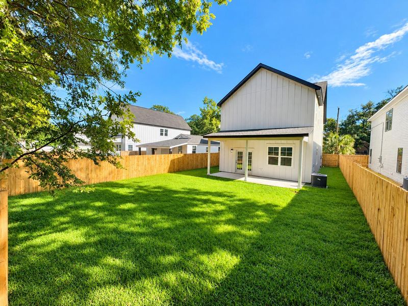 Exterior details and patio area of a home in , North Charleston (Image 30).