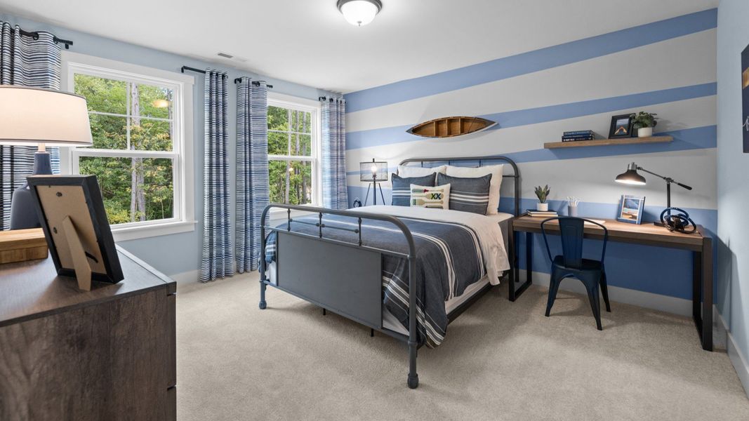 Representative furnished interior of a home built from the Jordan by DRB Homes in Farms at Bellingham, Mooresville (Image 15). Representative furnished interior of a home built from the Jordan by DRB Homes in Farms at Bellingham, Mooresville (Image 15).