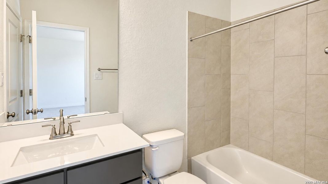 Furnished interior view inside a new home in Legacy at Lake Dunlap, New Braunfels (Image 12).