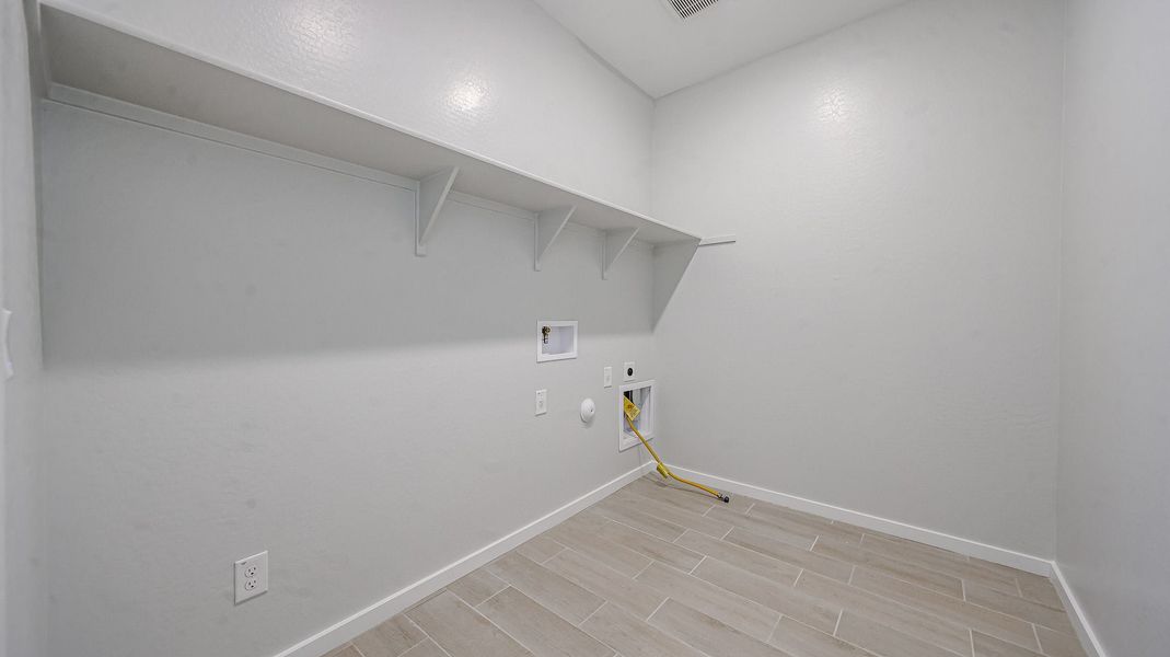 A room with white walls. A room with white walls.