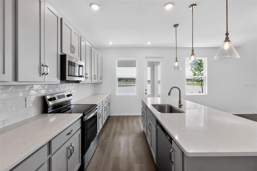 Furnished interior view inside a new home in , Kissimmee (Image 8).