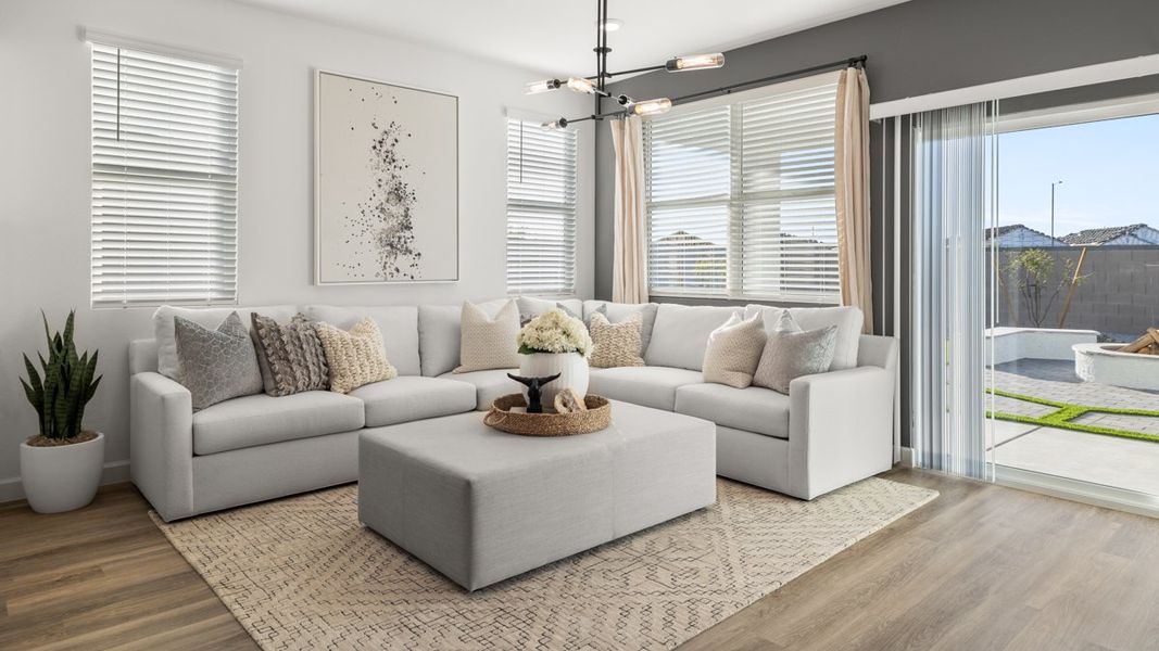 Furnished interior view inside a new home in Mason Ranch, Surprise (Image 14).